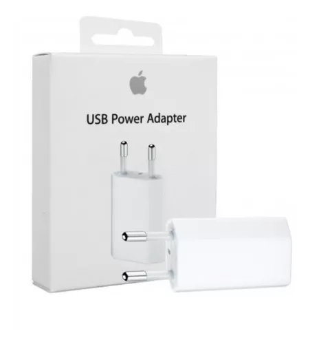 Apple Cargador Original 5W | Carga Rápida | USB-A