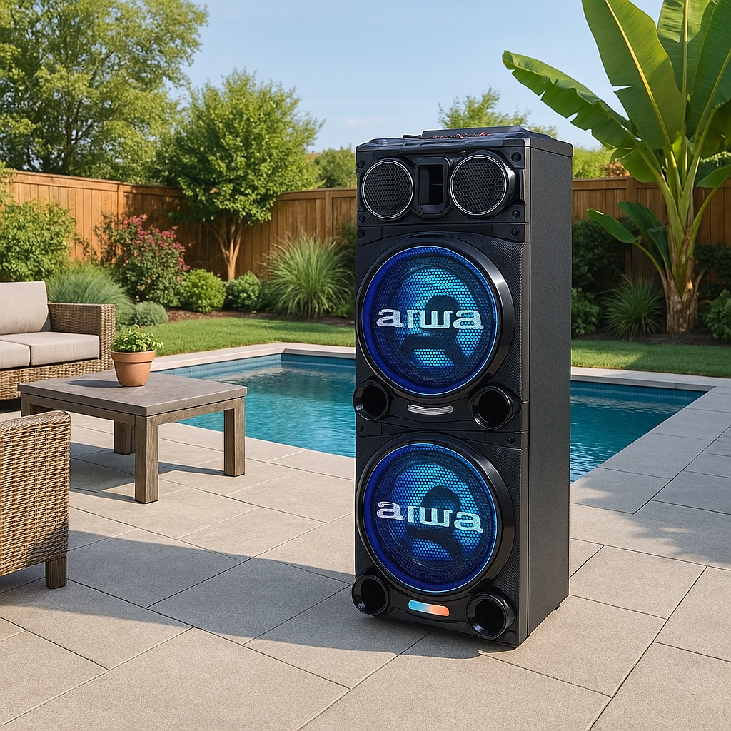 Torre de Audio 2500W PMPO Aiwa - AW-POC10 IA