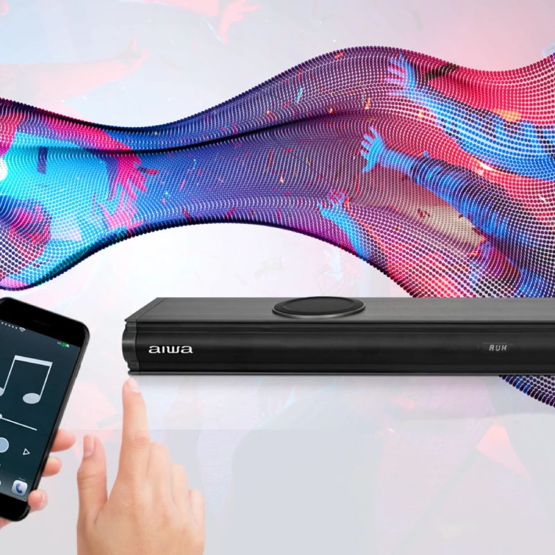Barra de Sonido con Subwoofer Activo Wireless Aiwa - AW-SBH22
