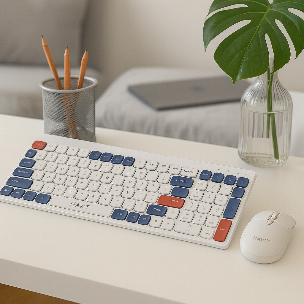 Combo Inalámbrico Havit - Teclado y Mouse - KB830WB IA