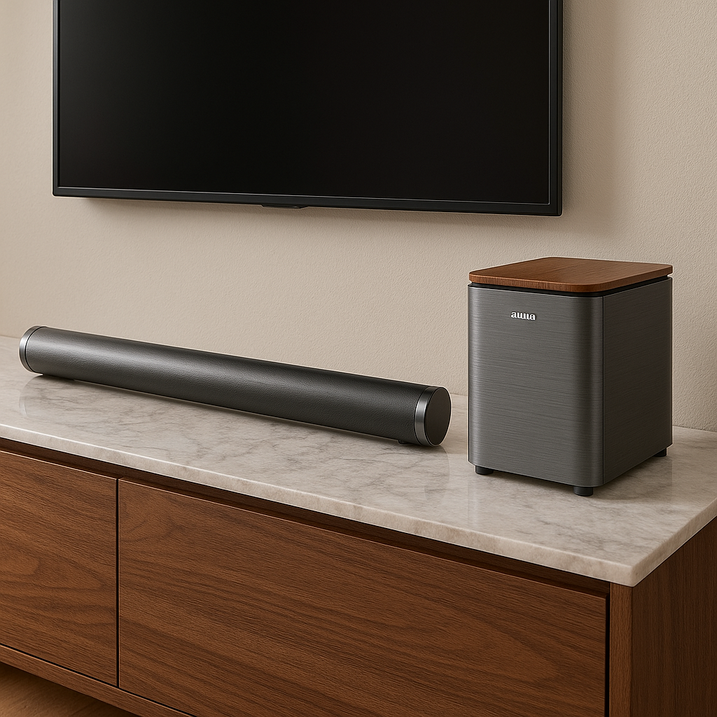 Barra de Sonido con Subwoofer Activo Wireless AIWA - AWSBH23WW IA