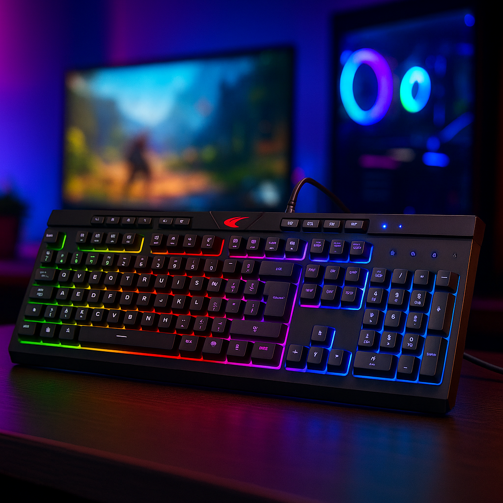 Teclado Gamer Havit - 100% - KB500L IA