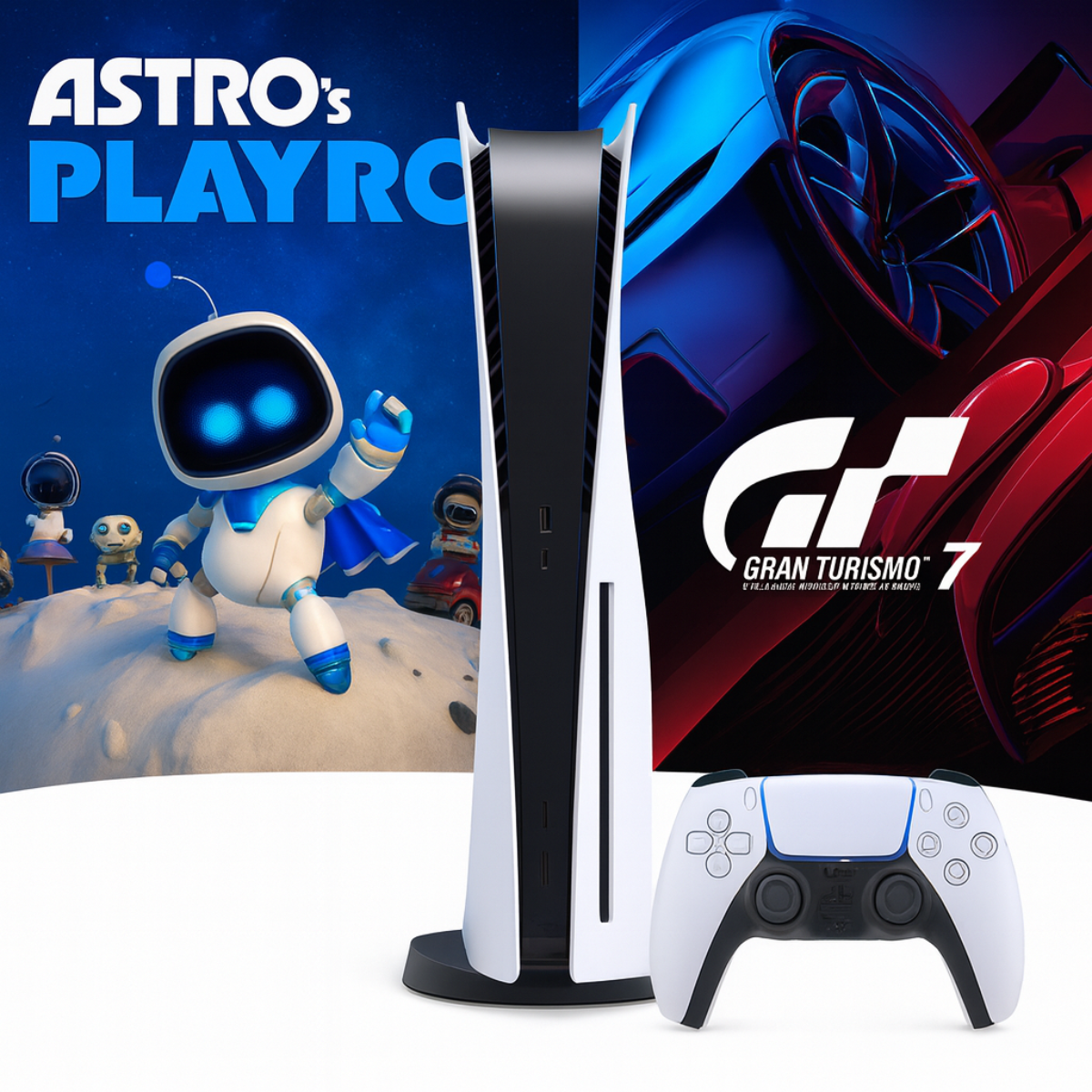 PlayStation 5 PS5 Digital + Astro Bot + Gran Turismo 7